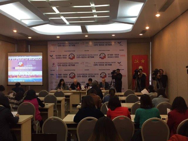Press conference EXPO-RUSSIA VIETNAM 2017