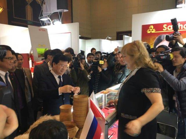 The opening ceremony of the Second International Industrial Exhibition EXPO-RUSSIA VIETNAM 2017 